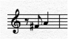 A simple two notes